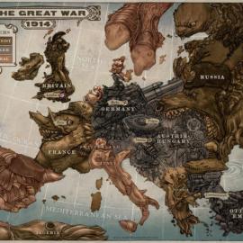 40张创意世界地图欣赏