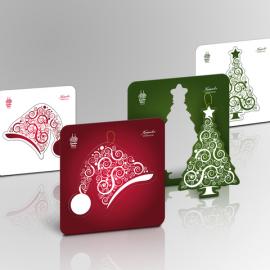 60款极具创意的圣诞贺卡设计欣赏