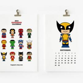 末日也阻挡不了的购物热情，2013 设计款月历