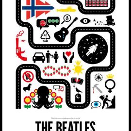 一张图证明爱摇滚，Viktor Hertz的摇滚海报