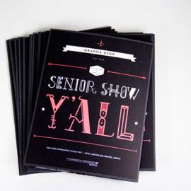 田纳西大学诺克斯维尔平面设计高级展邀请函