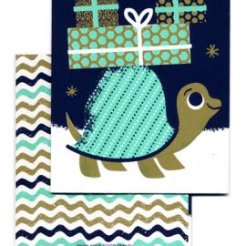 趣味插画风格的贺卡设计欣赏