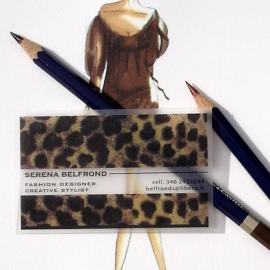 30张富有创意的透明名片设计