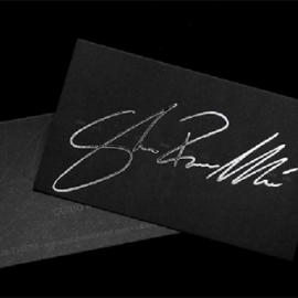 33款漂亮的黑色名片设计