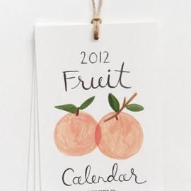 2012年日历设计欣赏――新鲜水果