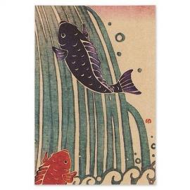 可爱恬淡的日式插画明信片