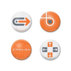 橙色箭头-C'motion跳舞游戏品牌设计