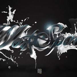 时尚国外创新立体字设计