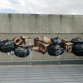 Fintan Magee的街头涂鸦作品