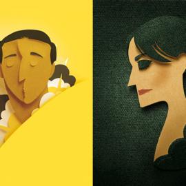 Bomboland创意剪纸拼贴及插画作品