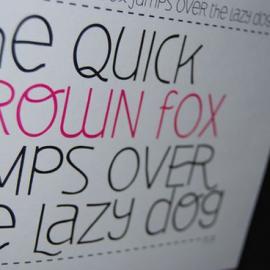 28个高质量字体欣赏