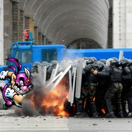 卡通与现实超强合成作品