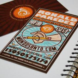 41款插画风格的创意名片欣赏