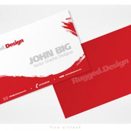 45款红色调名片设计欣赏