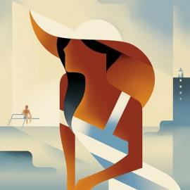 复古风格的装饰艺术海报―Mads Berg