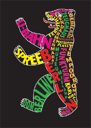 showusyourtype的城市柏林字体海报作品精选