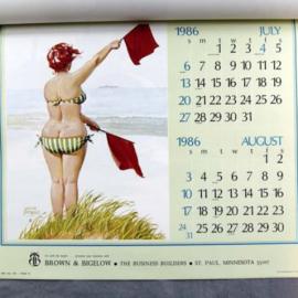 10例国外1986年创意年历设计