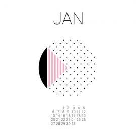 Amelia Krysztofiak 2014 日历设计