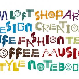 IM LOFT SHOP 字体应用设计