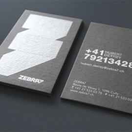 100款新鲜创意的黑色名片设计欣赏一