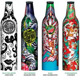 Mountain Dew2008绿色艺术标签设计