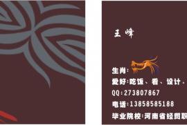 [网友投稿]设计的几张个人使用交友的名片