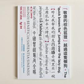 《文字的并存：多种语言文字信息设计》瑞士字体设计画报特刊