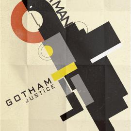 Greg Guillemin装饰艺术风格的超级英雄电影海报