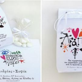 手绘的幸福-插画主题婚礼请柬设计