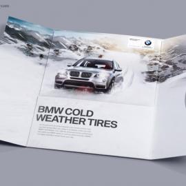 宝马创意宣传册