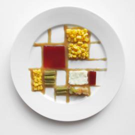 想知道艺术家们的 感恩节 晚餐如何摆盘吗