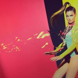 摇曳的气泡时尚摄影