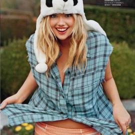 时尚杂志《Elle世界时装之苑》一月刊“American Beauty” 女神Kate Upton诠释