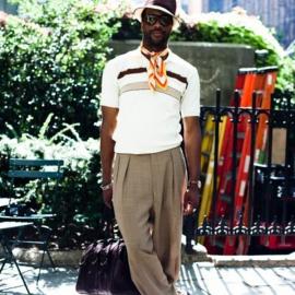 最会穿衣的黑人街拍摄影师