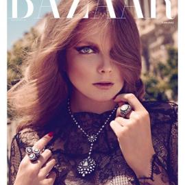 Eniko Mihalik上Harper’s Bazaar 土耳其版 2011年8月号封面