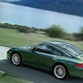 保时捷911-TARGA-4内饰与车身摄影