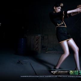 张馨予性感代言穿越火线系列