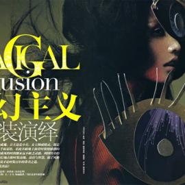 冯海摄影作品―名模莫万丹演绎魔幻风情