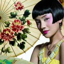 胡可桃花妆 香艳无边