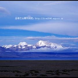 圣母之山那木纳尼。西藏阿里。