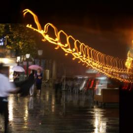 雨中的动感旋律