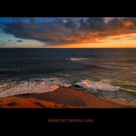 Sunset at Crystal Cove -babe摄影