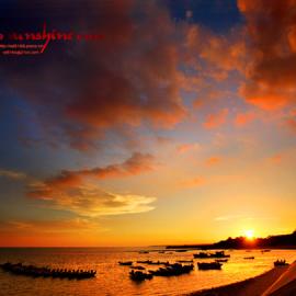 追逐霞光的影子