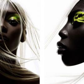 另类彩妆 黝黑的诱惑