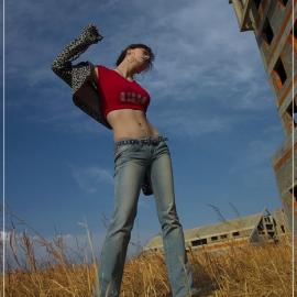 时尚摄影：早春个性女孩YOYO