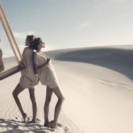 希思黎时装(SISLEY)2009春夏广告大片 唯美梦幻新鲜沙漠色