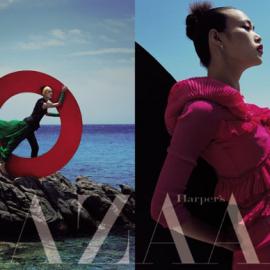 《时尚芭莎》9月《奥林匹亚时尚史诗》