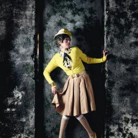 个性美女复古写真