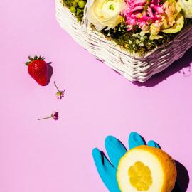 明艳造型的果蔬