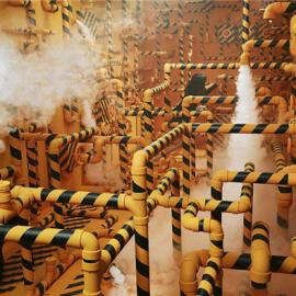 韩艺术家打造室内哲理寓言忆童年